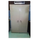 Vintage Metal 2 door Cabinet.