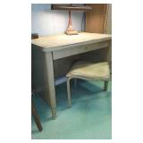 Vintage 1940 Lamp, Worktable, Desk And More