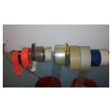 Milwaukee Heat Gun Kit, Tape Variety and more, with Shelving.