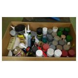 Spray Paint, caulking and more.