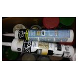 Spray Paint, caulking and more.
