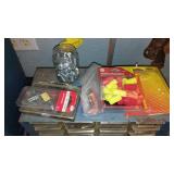 Nut and Bolt organizers with Contents.