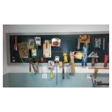 Wall of tool variety.