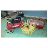 Craftsman Air Compressor with Airworks Portable Air tank.