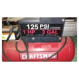 Craftsman Air Compressor with Airworks Portable Air tank.