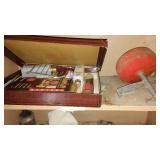 Shelving With Contents.