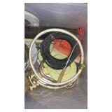 Misc. Electrical Wiring And Parts, Megaphone (2), Turn Buckle And Clevis And More.