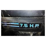 7.5 H.P. Mercury Out Board.