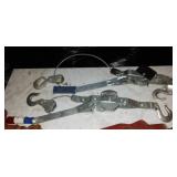 Come-A-Long (2), Turn Buckles (4) Chains And More.