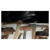 Sledgehammers, Pickaxes, and Axes.