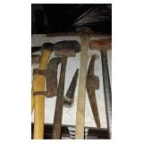 Sledgehammers, Pickaxes, and Axes.