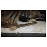 Sledgehammers, Pickaxes, and Axes.