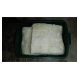 Storage Cabinets (2) and worktable.