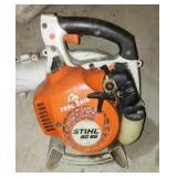 Bird Bath and leaf Blowers. Stihl-BG65 and Craftsman Blower.