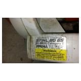 Bird Bath and leaf Blowers. Stihl-BG65 and Craftsman Blower.