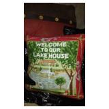 Large lot of sheets, Blankets, and Pillows.