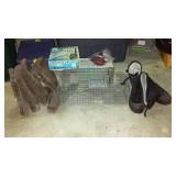 Live Traps, Walkie Talkies, Boots and more.