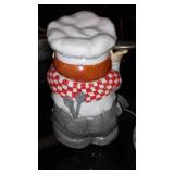 Cookie Jars (2), Enamel Wave. Nice Lot!