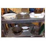 Pyrex, Anchor Hocking, Casserole Variety.