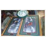 Winter Light I And II Wilheim Goebel.