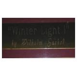 Winter Light I And II Wilheim Goebel.