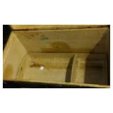 Vintage Humpback Steamer Trunk.