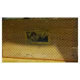 Vintage Humpback Steamer Trunk.