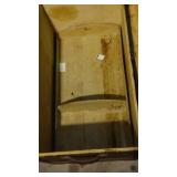 Vintage Humpback Steamer Trunk.