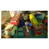 Vintage Oversized Toy Vehicles.