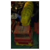 Vintage Oversized Toy Vehicles.