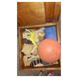 Train Set, Horseshoes, Wood Blocks And More