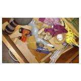 Train Set, Horseshoes, Wood Blocks And More