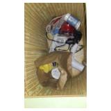 Towels And Bathroom Items In Laundry Hampers (3)
