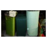 Towels And Bathroom Items In Laundry Hampers (3)