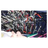 Hangers, Rubbermaid 28 Gallon And Laundry Supply Partials.