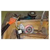 Tool belt, Makita Grinder, Hand tools