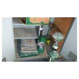 Coleman Lanterns (5), Stove.