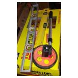 David White Instrument Grade Transit, Laser Level