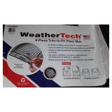 New Weather Tech 4pc Trim To Fit Floor Mat Set.