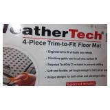 New Weather Tech 4pc Trim To Fit Floor Mat Set.