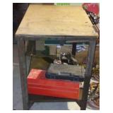 Wood And Metal Workbench With Vises (3).