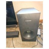 Sony 42 in. TV With Samsung Sound Bar.