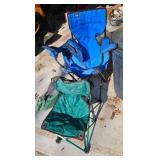 Garbage Cans (3) and Foldable Chairs (3).