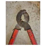 Bolt Cutters (2) and Pipe Wrench.