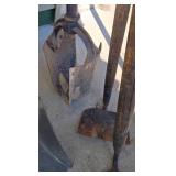 Shovels, Hoes, Post Hole Digger and Roof Rake (10).