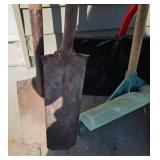 Shovels, Hoes, Post Hole Digger and Roof Rake (10).