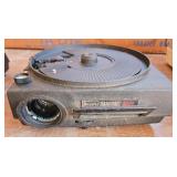 Kodak Carousels (2), Projector and Projection Screen.