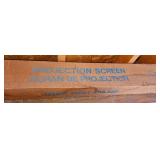 Kodak Carousels (2), Projector and Projection Screen.