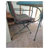 Wrought Iron Table and Chairs (4).