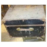 Vintage Footlockers (2) and Box.